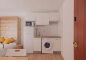 Kuchyň nebo kuchyňský kout v ubytování wood 4 + 5 fotografií