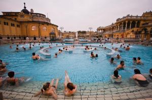 The swimming pool at or close to Dembi at the Great City Park