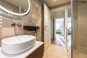 Phòng tắm tại Bilocale Sforza Treviglio Milano Upper Stay +4 ảnh