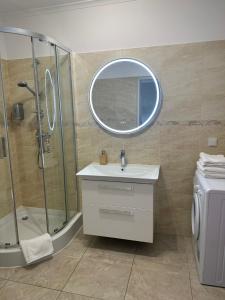 Kúpeľňa v ubytovaní Apartament Sova