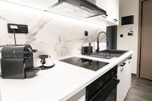Η κουζίνα ή μικρή κουζίνα στο Flats Avenue 236- B