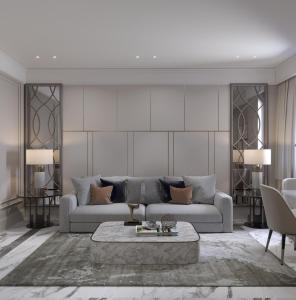 Χώρος καθιστικού στο Ganjali Plaza Hotel