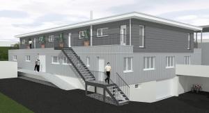 Budova, kde se apartmán nachází