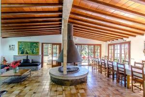 Χώρος καθιστικού στο Casa Rural CAN PANXA