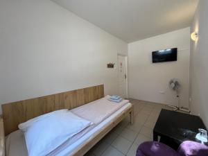 Televízia a/alebo spoločenská miestnosť v ubytovaní ETNA - Hostel -Noclegi Rzeszów 24 Pokoje