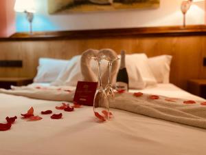 Postel nebo postele na pokoji v ubytování Hotel Pinomar