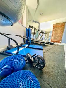 Fitness centrum a/nebo fitness zařízení v ubytování Blue Tree Towers Joinville