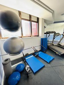 Fitness centrum a/nebo fitness zařízení v ubytování Blue Tree Towers Joinville