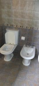 Et badeværelse på Casa Chacras de Coria