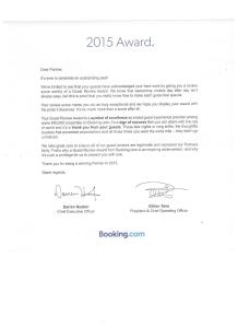 Certyfikat, podpis lub inny dokument wystawiony w obiekcie Borjomi Cottages