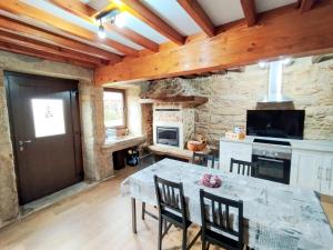 Kuchyň nebo kuchyňský kout v ubytování A Casa de Carmen + 36 fotografií