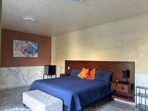 Postel nebo postele na pokoji v ubytování Hotel Awazul Bacalar
