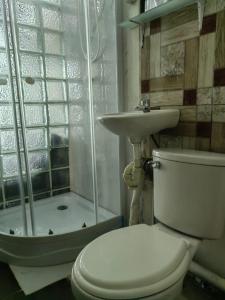 Et badeværelse på Residencial Misky dreams