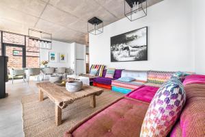 Zona d'estar a Luxus Beachvilla The View Plus