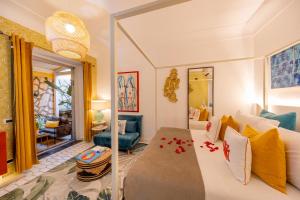 Istumisnurk majutusasutuses Suite Apartment Capri con Jacuzzi in Piazzetta