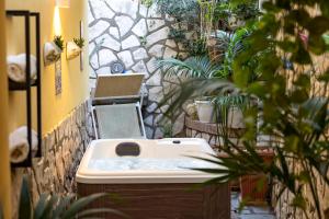 Aed väljaspool majutusasutust Suite Apartment Capri con Jacuzzi in Piazzetta
