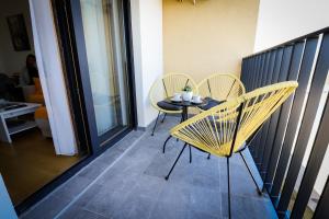 Balkoni atau teres di Apartman NN
