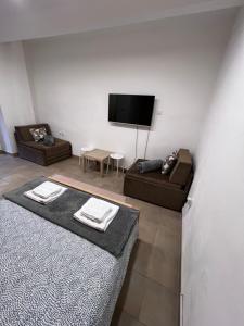TV a/nebo společenská místnost v ubytování Booking Apartments Alone 2