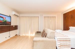 TV a/nebo společenská místnost v ubytování Lake Side Hotel em Brasília 87382