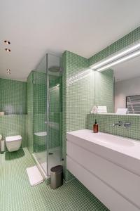 Koupelna v ubytování Cosy Suite