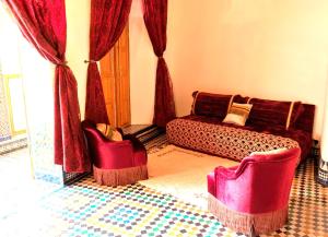 Posezení v ubytování Riad-Boutique Borj Dhab Fez