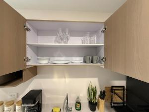 A cozinha ou kitchenette de New and Luxurious Apt in Cipreses de San Ignacio