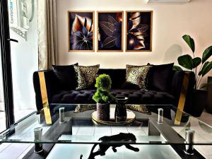 Uma área de estar em New and Luxurious Apt in Cipreses de San Ignacio