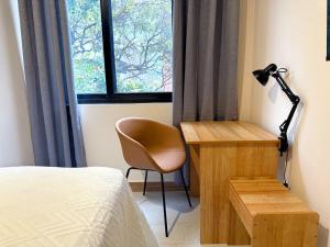 Uma cama ou camas num quarto em New and Luxurious Apt in Cipreses de San Ignacio