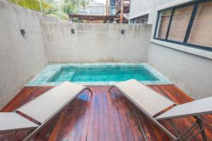 Swimmingpoolen hos eller tæt på 40 m da praia de São Miguel dos Milagres