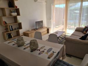 Posezení v ubytování Casa Mistral