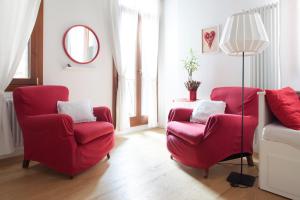 Posezení v ubytování Aria e Luce Suites a Venezia