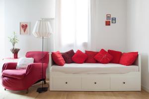 Posezení v ubytování Aria e Luce Suites a Venezia