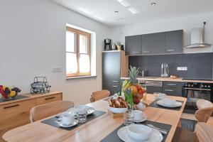 Kuchyň nebo kuchyňský kout v ubytování Allgäuzauber