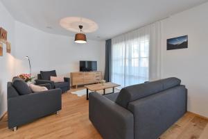 TV a/nebo společenská místnost v ubytování Allgäuzauber