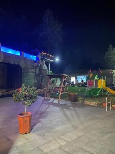 Zahrada ubytování Anji Bamboo Homestay