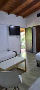 TV a/nebo společenská místnost v ubytování Ex Hostal del Parque