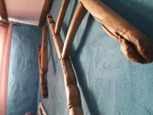 Poschodová posteľ alebo postele v izbe v ubytovaní Dulce Encanto del Valle