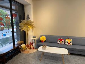 Posezení v ubytování 東港民宿 - 如你所院 Tourist Vacation B&B