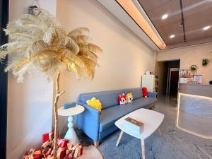 Posezení v ubytování 東港民宿 - 如你所院 Tourist Vacation B&B
