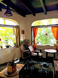 Posezení v ubytování Casa como vista privilegiada, playa a 30 mts