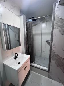 Koupelna v ubytování Travelcircle hostel