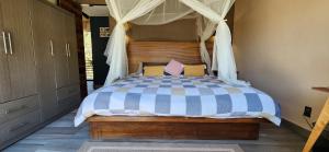 Ένα ή περισσότερα κρεβάτια σε δωμάτιο στο Apartment in Valle de Bravo