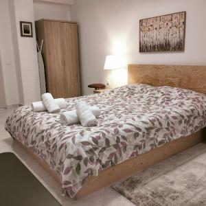 Postel nebo postele na pokoji v ubytování PALIOKTIMA - SLEEP n GO
