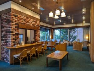 Et opholdsområde på Kawaguchiko Hotel