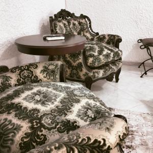 Posezení v ubytování PALIOKTIMA - SLEEP n GO