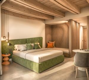 Giường trong phòng chung tại Hotel Lido