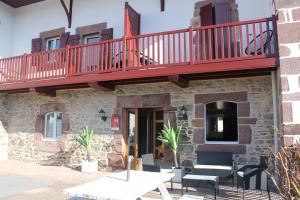 Balkón nebo terasa v ubytování Hotel Etchoinia