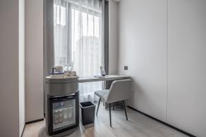 Dapur atau dapur kecil di Atour Light Hotel Zhuhai Xiangzhou Mingzhu Station +34 gambar