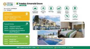 Certifikát, hodnocení, plakát nebo jiný dokument vystavený v ubytování Treebo Premium Emerald Dove