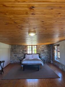 Katil atau katil-katil dalam bilik di Avondrood Mountain House